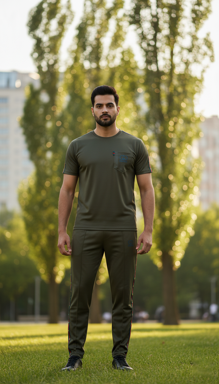 🔥 Men’s Summer Micro Polyester Tracksuit | Lightweight ☀️ | Breathable 🏃‍♂️ | Stylish Activewear Set 💪