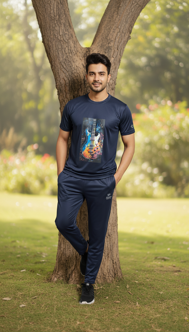 ☀️ Summer Tracksuit for Men | Micro Polyester 🧵 | Lightweight & Quick-Dry 🏃‍♂️ | Trendy Gym & Casual Wear 💪