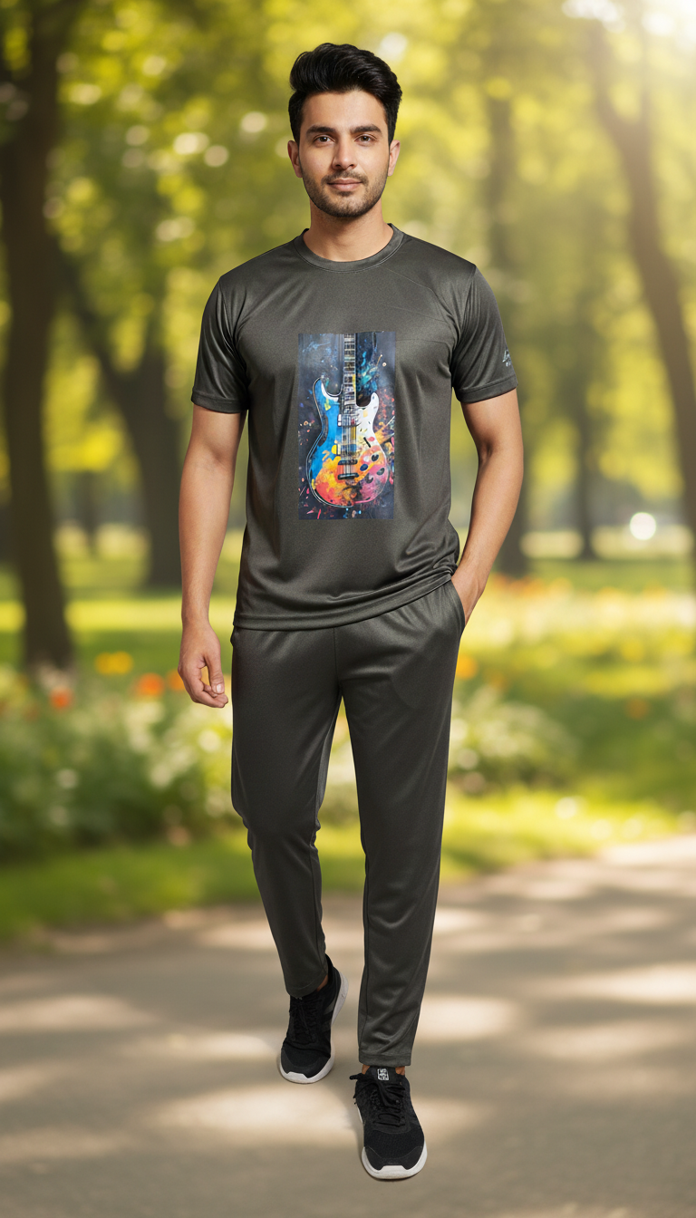 ☀️ Summer Tracksuit for Men | Micro Polyester 🧵 | Lightweight & Quick-Dry 🏃‍♂️ | Trendy Gym & Casual Wear 💪